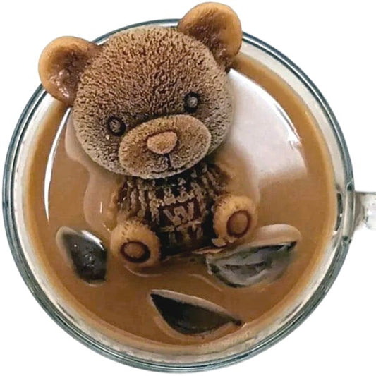 Cute Teddy Bear Ice Cube Mold