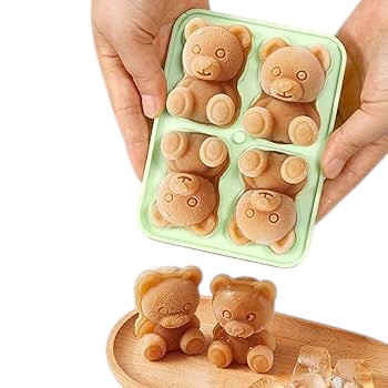 Cute Teddy Bear Ice Cube Mold